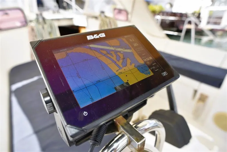  Yacht Photos Pics B&G navigation system on 2002 Beneteau Oceanis 473.