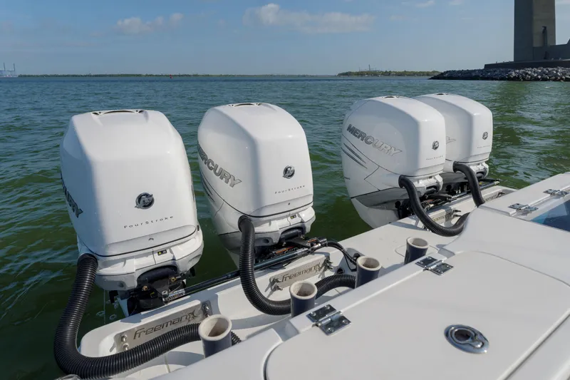 Outnumbered Yacht Photos Pics Freeman 37 Outnumbered-  Engines