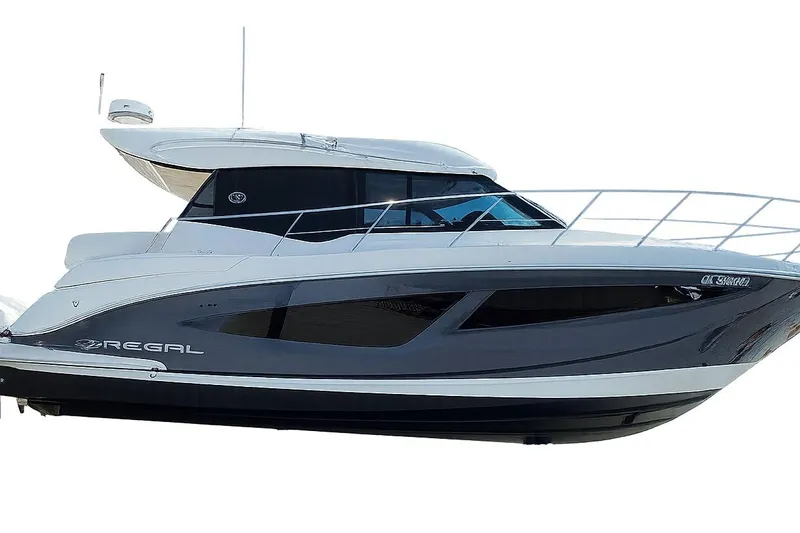  Yacht Photos Pics 2022 Regal 42 XO luxury yacht with sleek design and modern features.