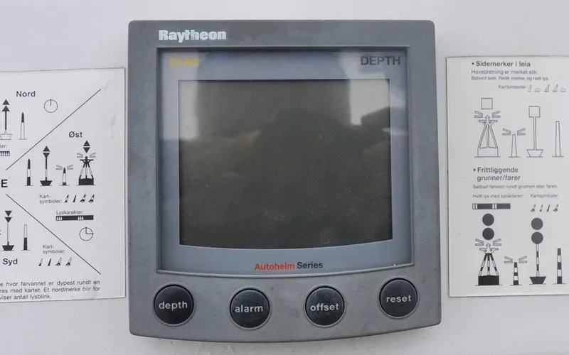 Canty Yacht Photos Pics J/42 - Canty - Cockpit - Depth Display