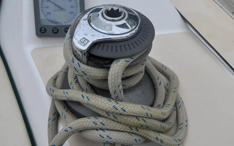 Canty Yacht Photos Pics J/42 - Canty - Cockpit - Primary Winch