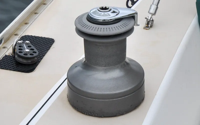 Canty Yacht Photos Pics J/42 - Canty - Cockpit - Secondary Winch