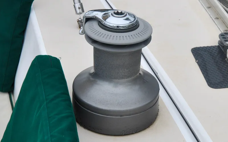 Canty Yacht Photos Pics J/42 - Canty - Cockpit - Secondary Winch