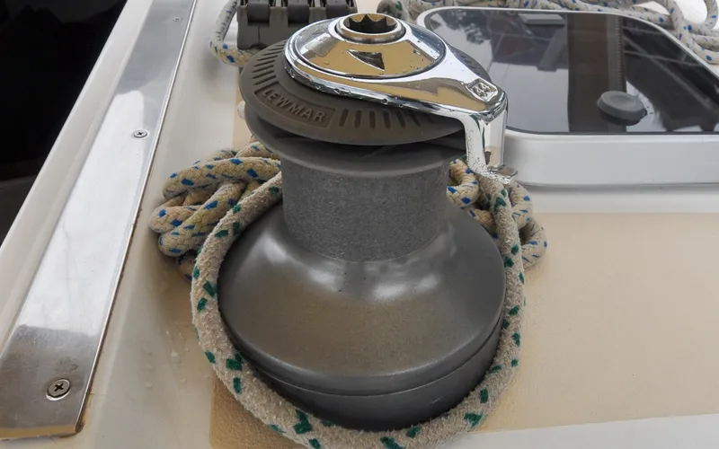 Canty Yacht Photos Pics J/42 - Canty - Cockpit - Winch