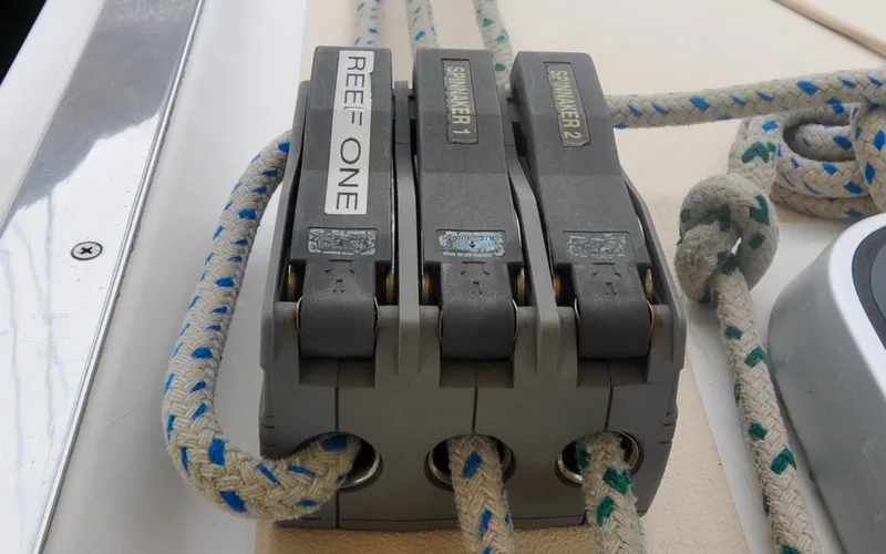 Canty Yacht Photos Pics J/42 - Canty - Cockpit - Clutches