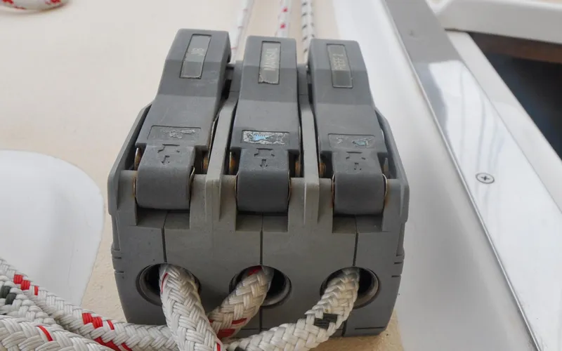 Canty Yacht Photos Pics J/42 - Canty - Cockpit - Clutches