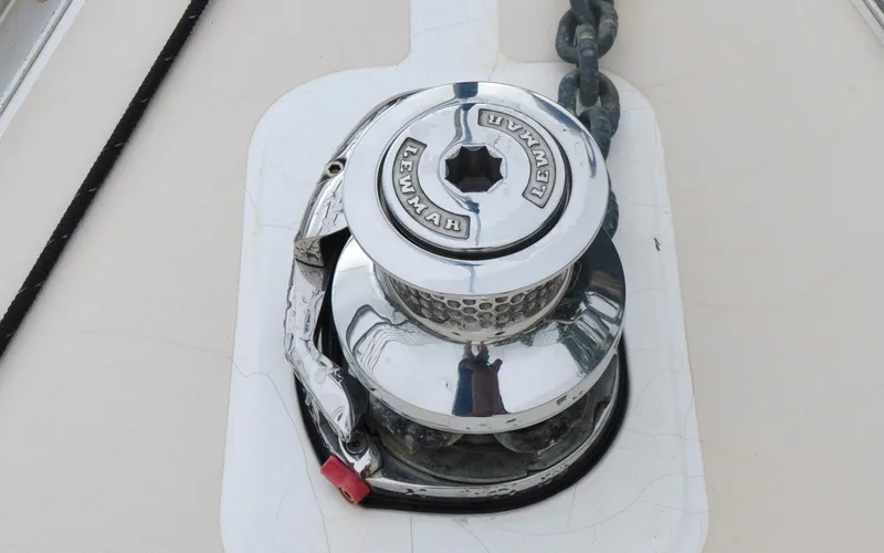 Canty Yacht Photos Pics J/42 - Canty - Foredeck - Windlass