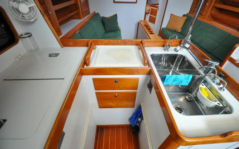 Canty Yacht Photos Pics J/42 - Canty - Galley - Storage