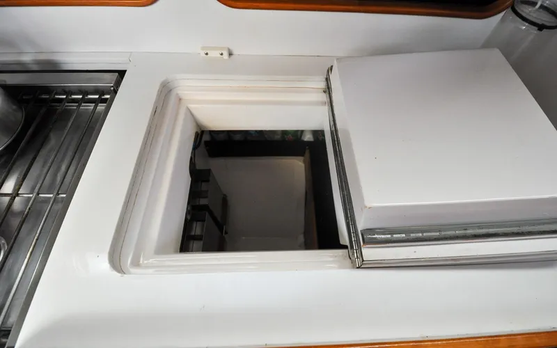 Canty Yacht Photos Pics J/42 - Canty - Galley - Top Loading Fridge