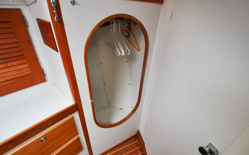 Canty Yacht Photos Pics J/42 - Canty - Forward Cabin - Storage