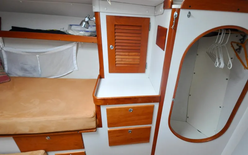 Canty Yacht Photos Pics J/42 - Canty - Forward Cabin - Storage