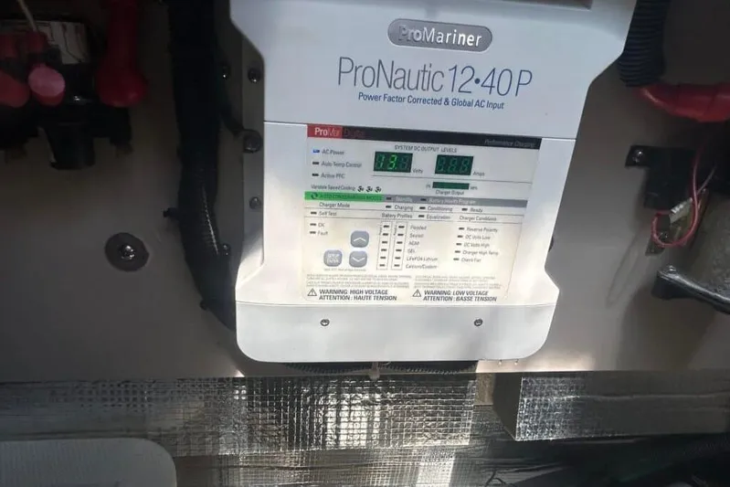  Yacht Photos Pics ProMariner ProNautic 12-40P charger in 2013 Searay 370 Venture boat.