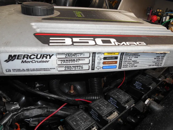 Legasea Yacht Photos Pics Mercury MerCruiser 350 MAG engine in 2013 Sea Ray 330 Sundancer boat.