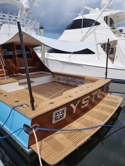 Oyster Yacht Photos Pics Custom Carolina Ritchie Howell 60 Sportfish 2012 yacht docked at marina.