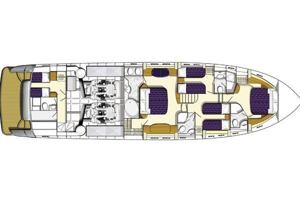 2008 Princess 74 