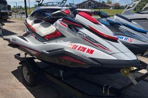 2020 Yamaha WaveRunner FX Cruiser HO on trailer, parked outdoors.