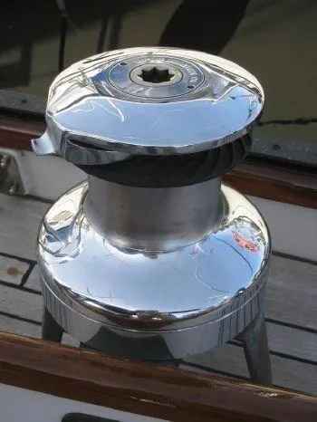 Sea G Yacht Photos Pics self tailing polished stainless steel winches