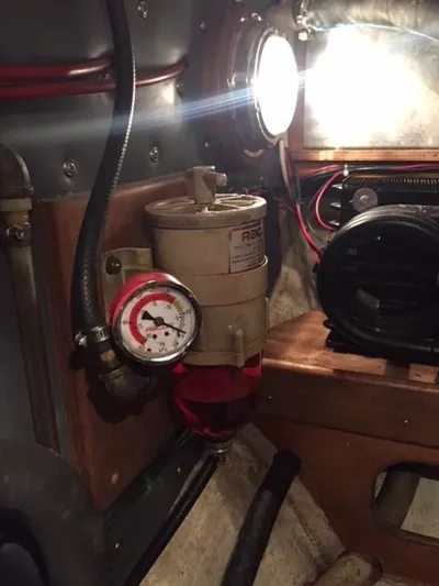 Sea G Yacht Photos Pics Racor fuel filter with vacuum gauge