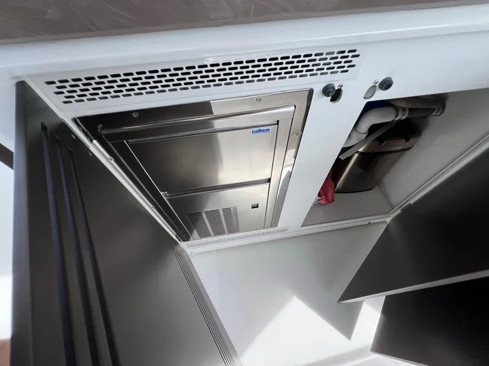  Yacht Photos Pics Modern kitchen appliance in 2020 Galeon 680 Fly yacht interior.