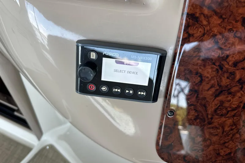 Yacht Photos Pics Fusion MS-NRX300 audio control panel on 2004 Sea Ray 380 Sundancer boat.