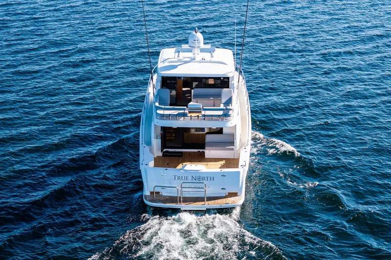 True North Yacht Photos Pics Aerial stern view