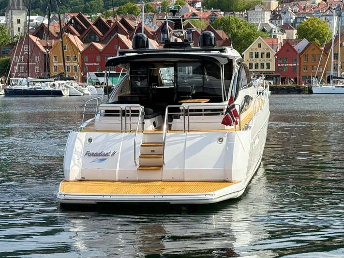  Yacht Photos Pics Luxury Princess V65 yacht docked in scenic harbor, 2009 model.