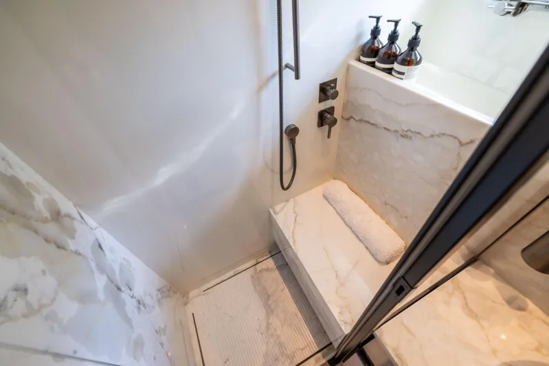 Athena Yacht Photos Pics Shower