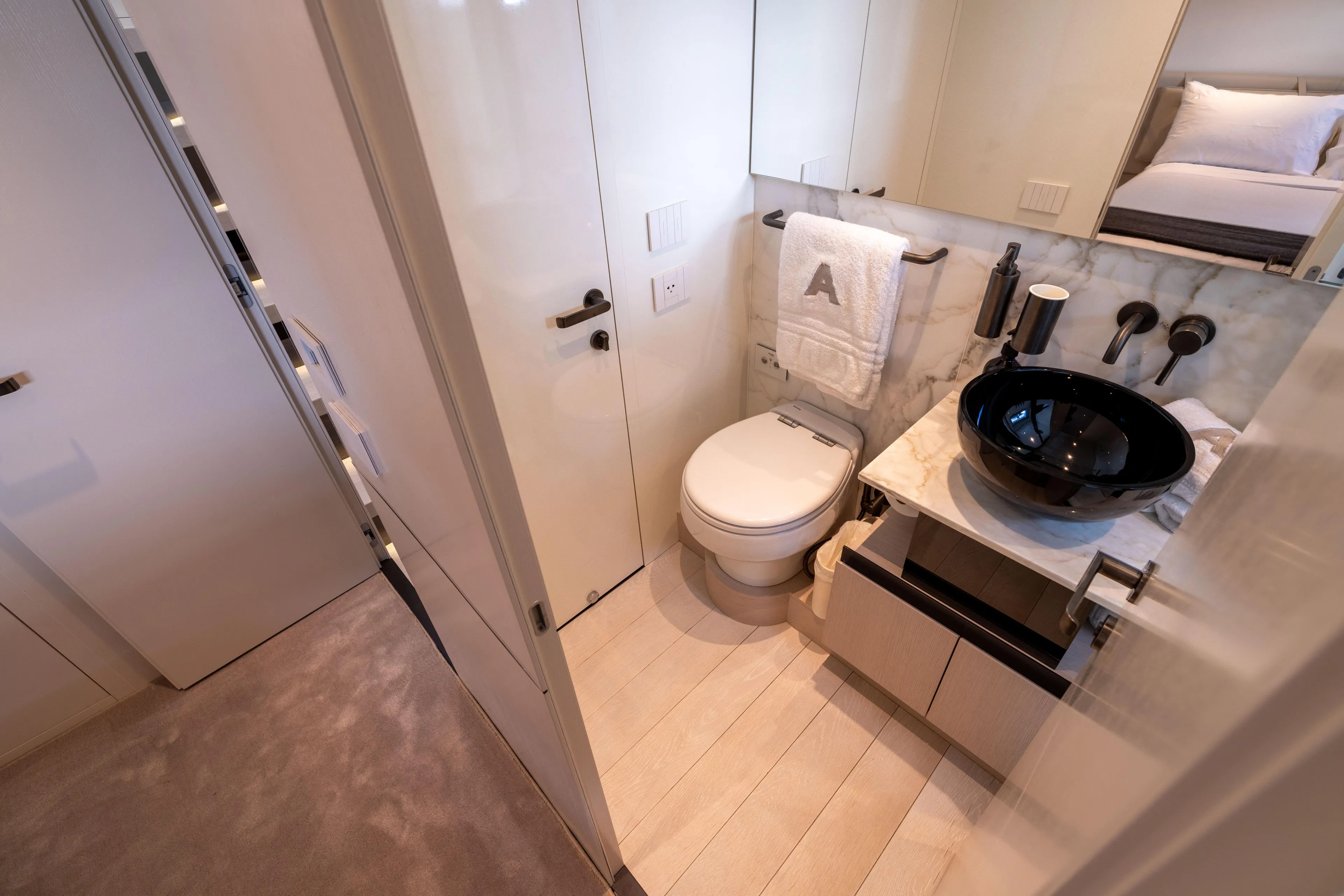 Athena Yacht Photos Pics Head