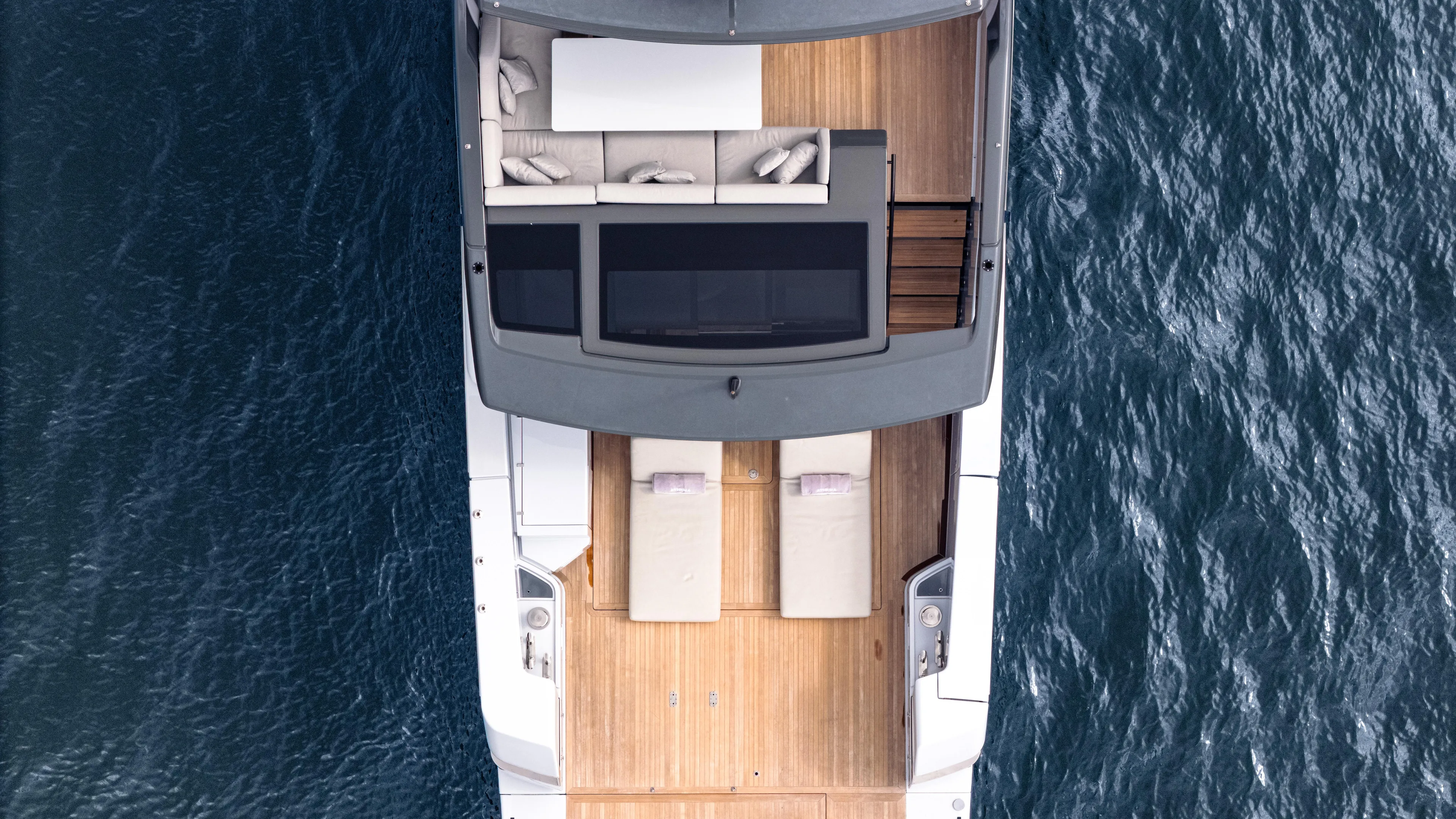 Athena Yacht Photos Pics Aft Lounge Pads
