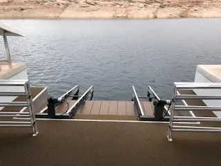 Cruisin (1/5 Share) Yacht Photos Pics View from a yacht onto calm water, 2008 Destination Yachts model.