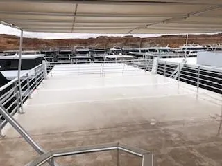 Cruisin (1/5 Share) Yacht Photos Pics Top deck of a 2008 Destination Yachts Cruisin, overlooking the marina.