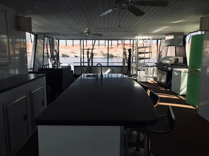 Cruisin (1/5 Share) Yacht Photos Pics Interior of a 2008 Destination Yachts Cruisin yacht with kitchen.