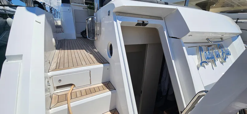 Lady In Blue Yacht Photos Pics 