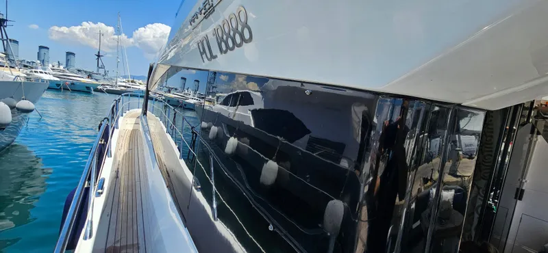 Lady In Blue Yacht Photos Pics 