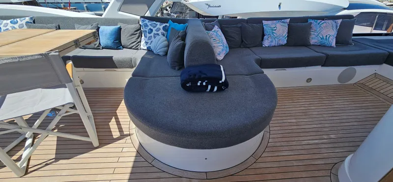 Lady In Blue Yacht Photos Pics 