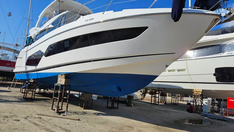 Lady In Blue Yacht Photos Pics 