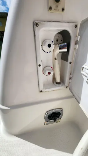 Jessica Grace Yacht Photos Pics Hot/Cold Transom Shower