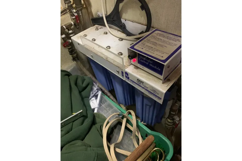  Yacht Photos Pics Ultraviolet control module in 2005 Tiara Yachts 3600 Sovran engine room.