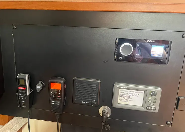 Outta Sight Yacht Photos Pics Communications at nav station