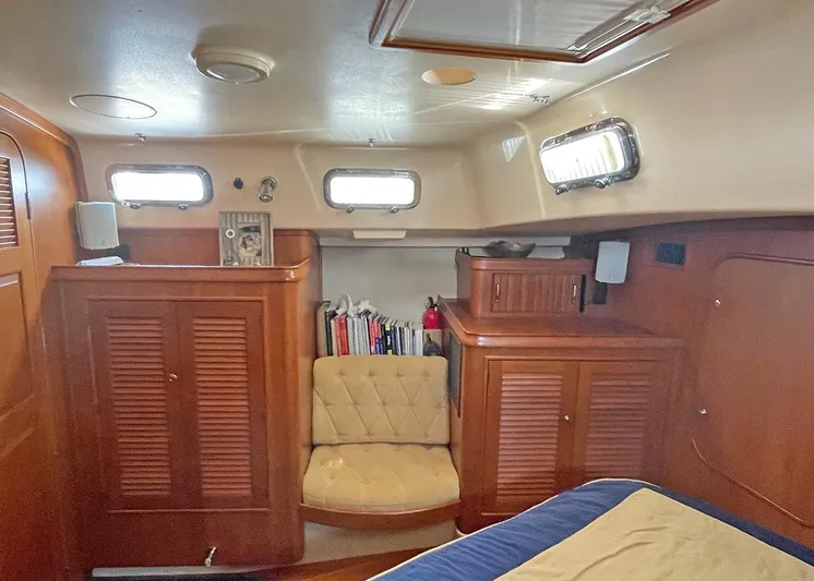Outta Sight Yacht Photos Pics Owners stateroom storage