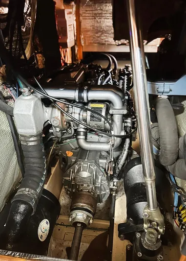 Outta Sight Yacht Photos Pics Rear access to engine