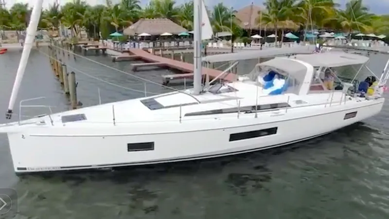  Yacht Photos Pics 2020 Beneteau 51.1 Port side drone view
