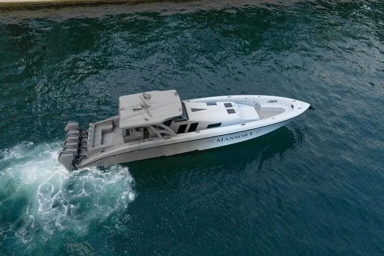  Yacht Photos Pics 2026 Midnight Express 52' Vitesse luxury boat cruising on water.