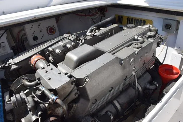 Rampage Yacht Photos Pics portside Yanmar 315hp