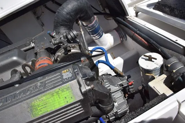 Rampage Yacht Photos Pics Aft side of starboard motor and gear