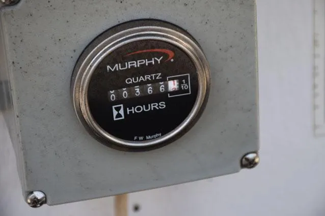 Rampage Yacht Photos Pics starboard hour meter was replaced