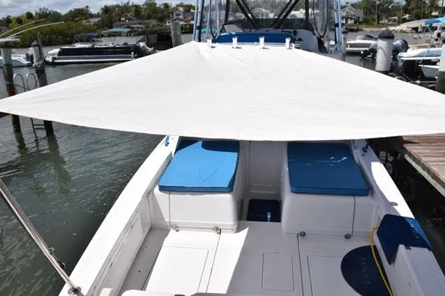 Rampage Yacht Photos Pics possible to travel at low speed with shade up