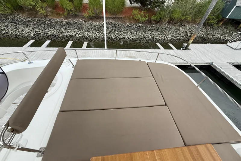 Ohana Yacht Photos Pics 2015 Fountaine Pajot Summerland 40 LC yacht with spacious sunbathing deck at marina.