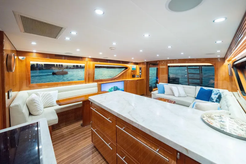Ventura Yacht Photos Pics Galley Looking Aft