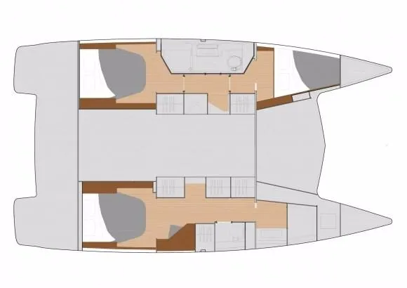  Yacht Photos Pics Manufacturer Provided Image: Manufacturer Provided Image: Fountaine Pajot Lucia 40 Cabin Layout Plan